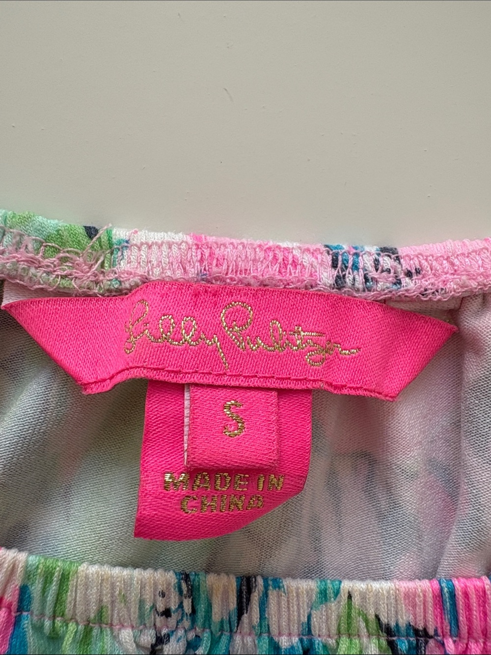 Lily Pulitzer Lana Skort Romper vibrant ‘pink blossom try zest’ print. EUC - Picture 4 of 4